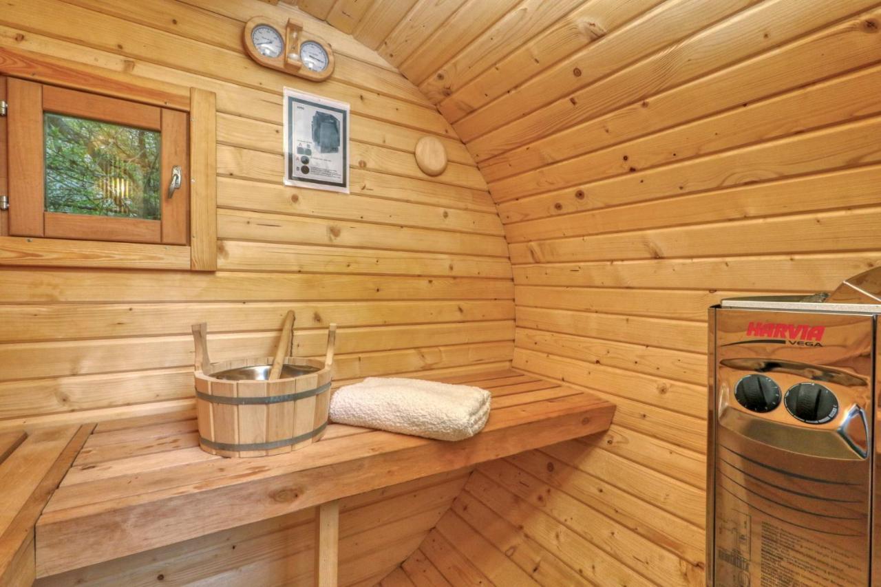 Seepark Kirchheim Ferienhaus Bei Vera Mit Sauna Exterior photo